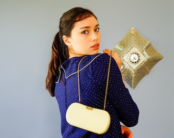 Vintage Italien Minaudière Geldbörse/ Kunststoff Box Geldbörse/ Lucite Tasche/ Vintage Geldbörse/ Abendtasche/ 1950er Jahre Geldbörse/ Vintage Box Geldbörse/ Vintage Handtasche