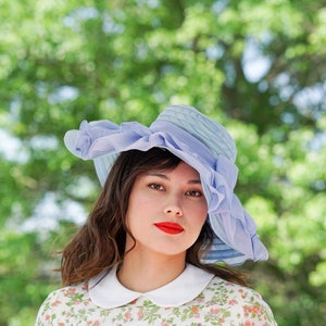 Vintage Floppy Hat, Wide Brim Hat, 1960s-70s Hat, Vintage Hat, Women Hat, Slouchy Hat, Kentucky Derby Hat, Church Hat, Sun Hat, Summer Hat