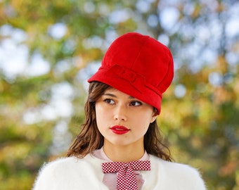 Vintage Cloche Hat, Vintage Mod Hat, Bucket Hat, 1960s Hat, Vintage Hat, Vintage Women Hat, Fall Winter Hat, Retro Hat, MCM Hat, Holiday Hat