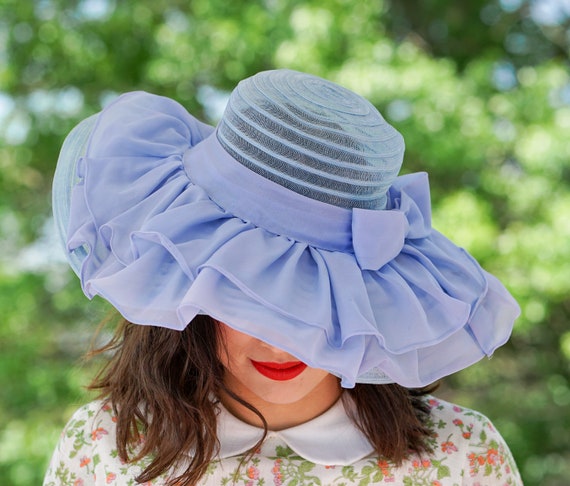 Vintage Floppy Hat, Wide Brim Hat, 1960s-70s Hat,… - image 4