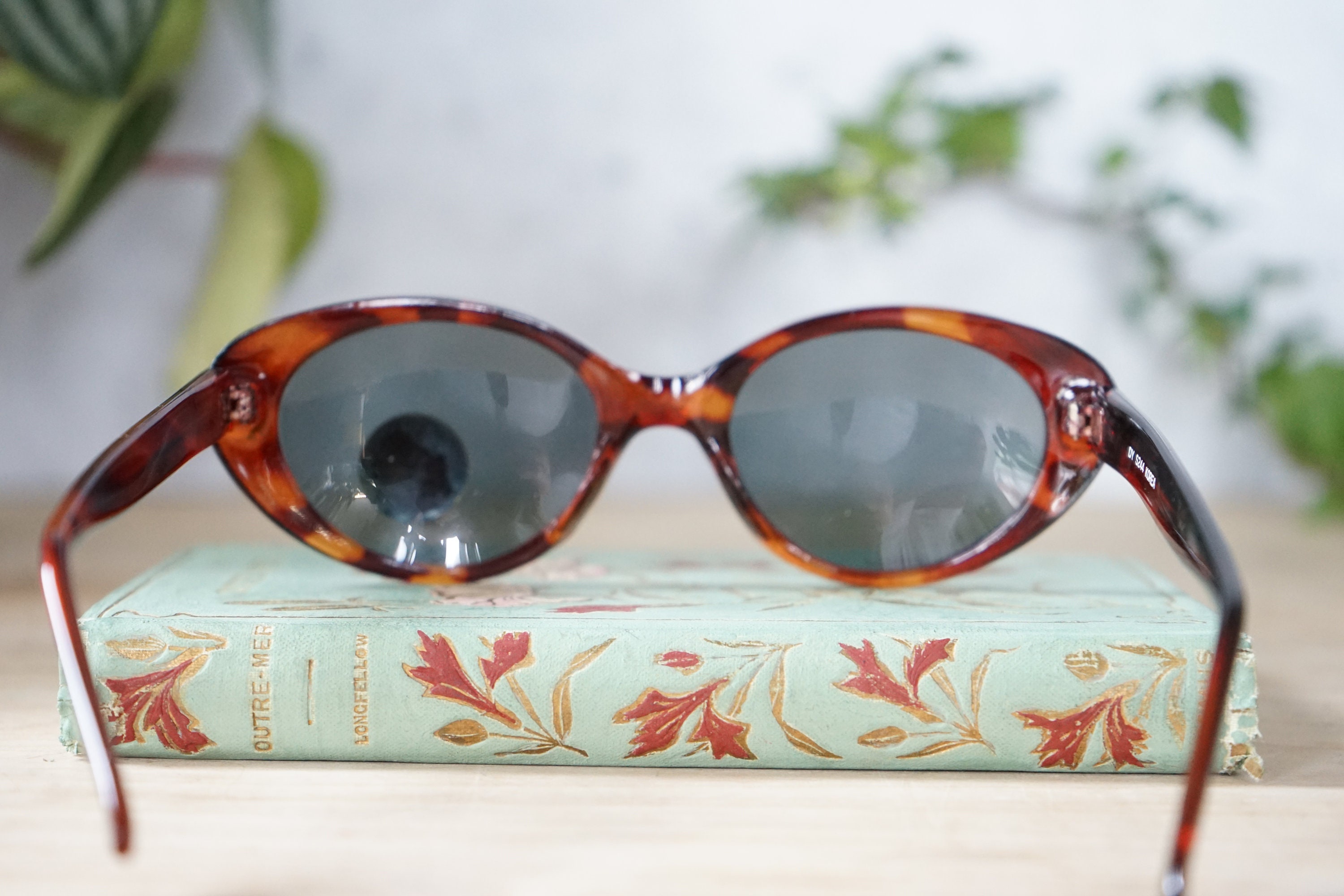 Vintage Sunglasses 1990s Multicolor Brown Tone New Old Stock 