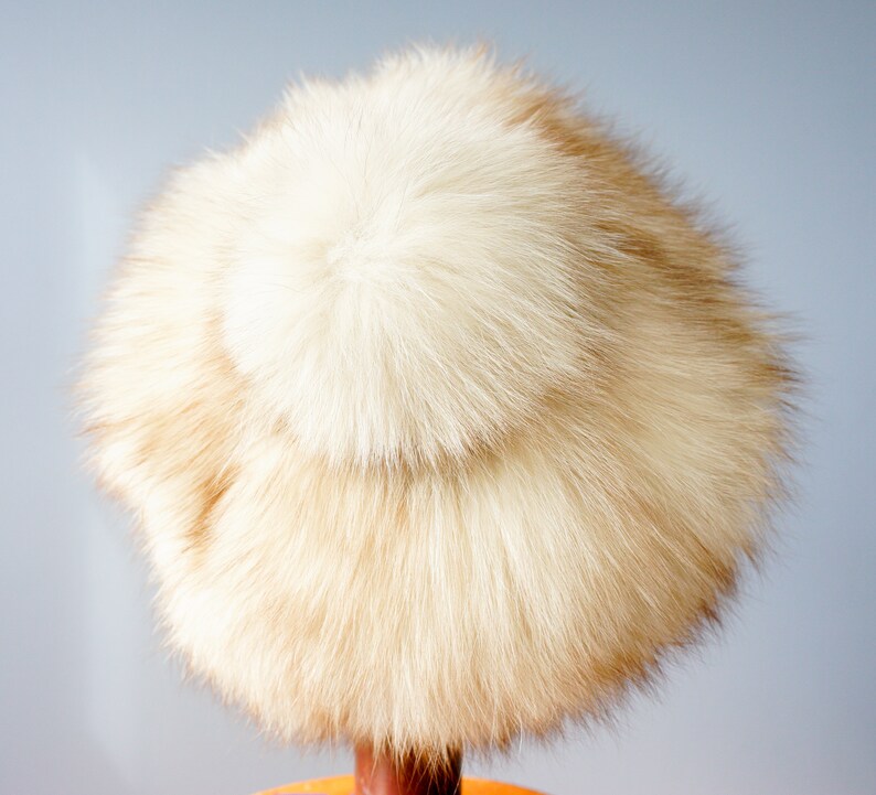 Vintage Fur Beret Hat, Vintage Tam Hat, 1950s-60s Hat, Vintage Hat, Vintage Mod Hat, Winter Hat, Cocktail Hat, Fur Hat, Vintage Millinery image 7