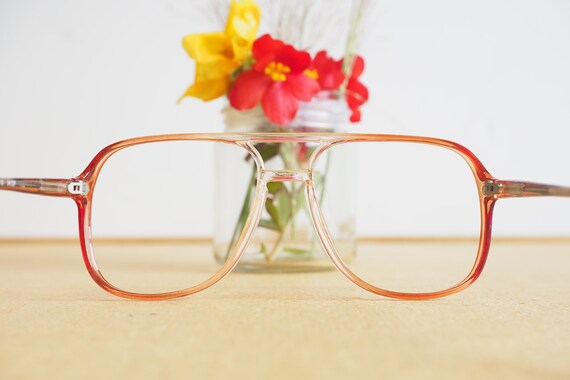 Vintage eyeglasses 1970s Frames Multi color tone … - image 7