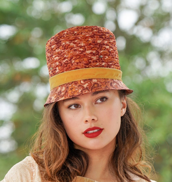 Vintage Bucket Hat, Cloche Hat, 1960s Hat, Vintag… - image 3