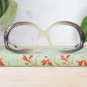 Vintage eyeglasses 1970s Made In Germany By Neostyle New Old Stock Multicolor green tones