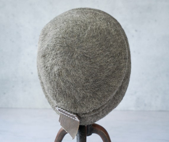 Vintage Wool Felt Half Hat, Bucket Hat, 1950s-60s… - image 9