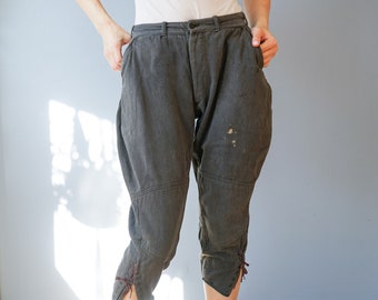 Vintage Knickers Pants Size S/ 1920s-30s Knickers/ Women Pants/ Vintage Cropped Pants/ Vintage Trousers/ Vintage Breeches Jodhpurs