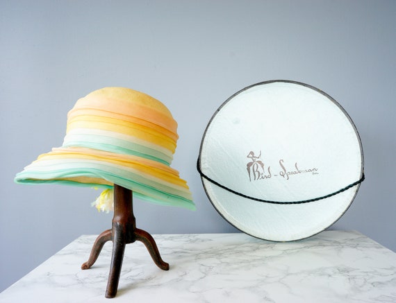 Vintage Christian Dior Bucket with Box, 1950s-60s