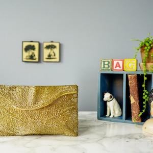 Vintage Beaded Envelope Clutch by Walborg/ Vintage Wallet/ 1950s Purse/ Vintage Handbag/ Vintage Bag Woman/ Vintage Purse/ Evening Bags