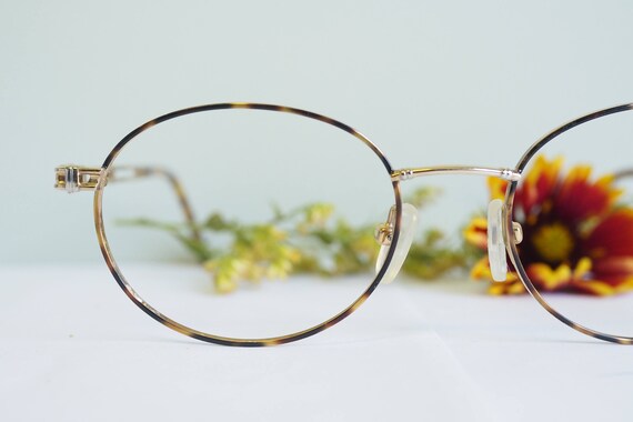 Vintage Eyeglass 1990's Oval shape Frames New Old… - image 5