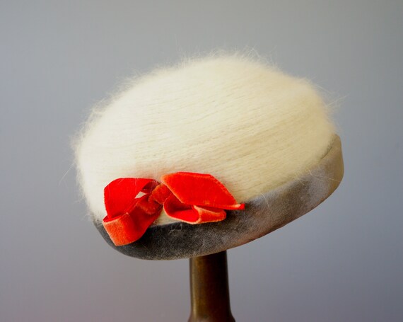 Vintage Pillbox Hat, Vintage Hat, 1950s-60s Hat, … - image 5