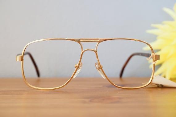 Vintage Aviator eyeglasses 1970's Frames/eyeglass… - image 2