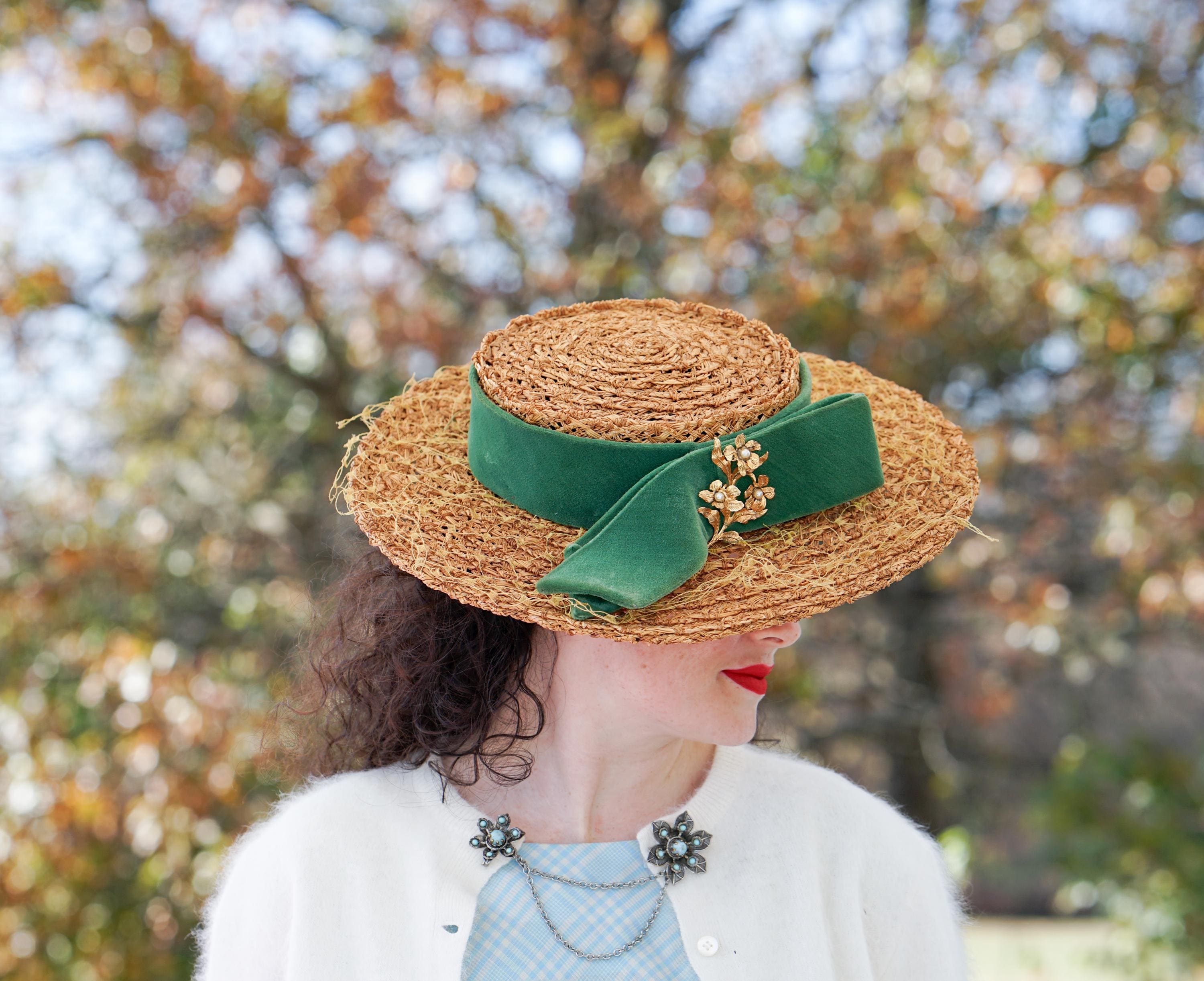 Green 1940 Hat - Etsy display picture 3