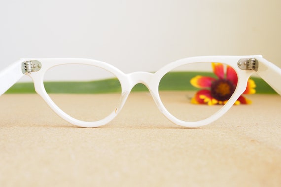 Vintage Eyeglasses 1960s cateye glasses/Frames /E… - image 7