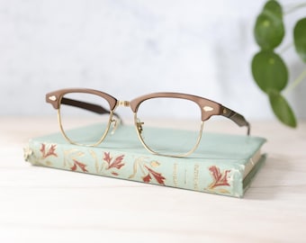 Vintage 1950s–60s Shuron Ronsir Cat's Eye Glasses & Case