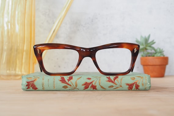 Vintage Cat Eye Glasses 1960's Cateye  Made In Fr… - image 1