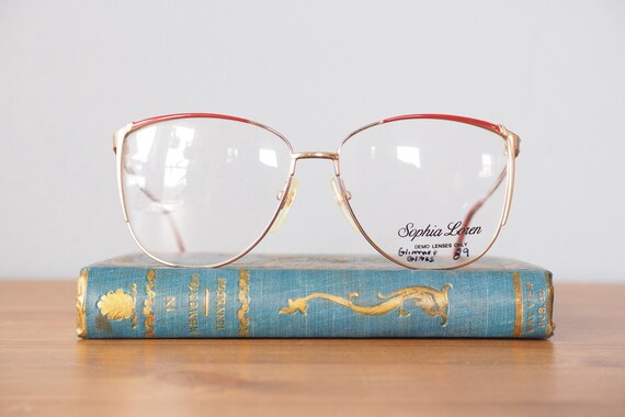 Vintage eyeglasses 1990's Frames/eyeglass/hipster… - image 4