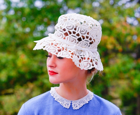 Vintage Lace Bucket Hat, Cloche Hat, 1950s-60s Hat, Vintage Hat, Vintage  Millinery, Mod Hat, Church Hat, Wedding Hat, Tea Party Hat, Sun Hat -   Denmark