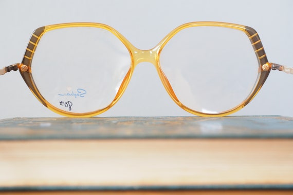 Vintage eyeglasses 1970's Frames/eyeglass/hipster… - image 8