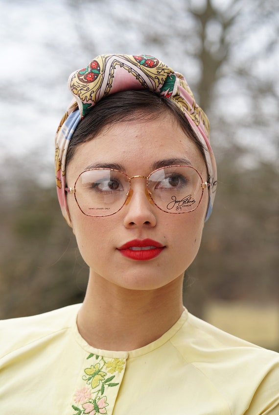 Vintage eyeglasses 1990's Frames/eyeglass/hipster… - image 1