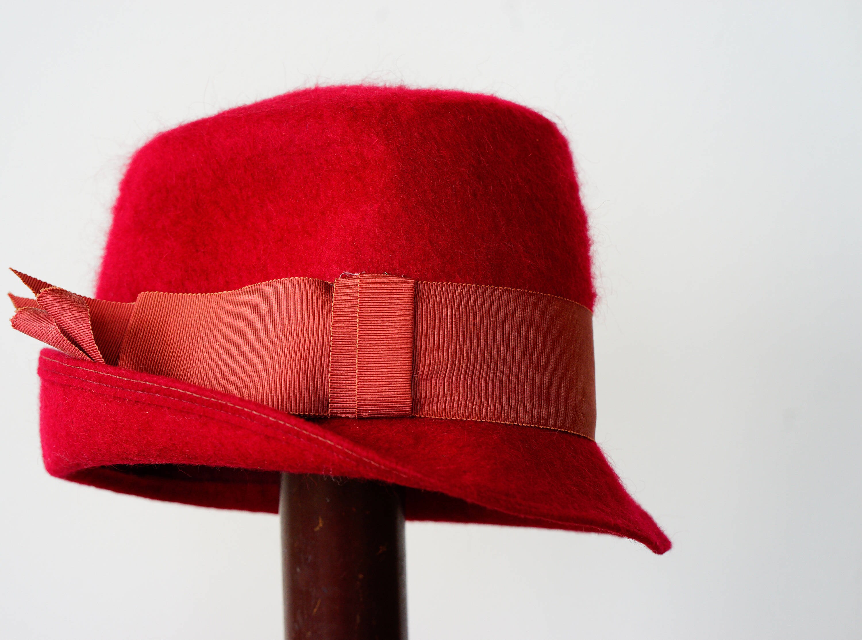 Mod Hat Vintage Hat Vintage Mod Hat 1960s Hat Short Brim Hat | Etsy