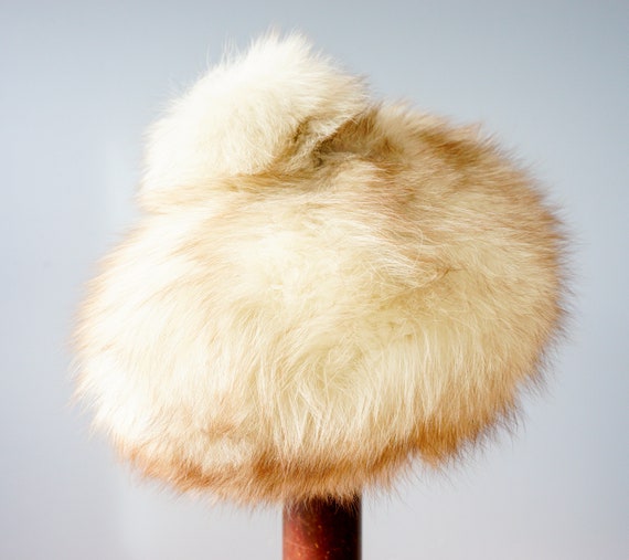 Vintage Fur Beret Hat, Vintage Tam Hat, 1950s-60s… - image 8