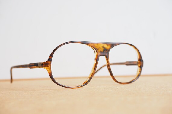 Vintage Eyeglasses 1970's Frames Aviator Style Gl… - image 6