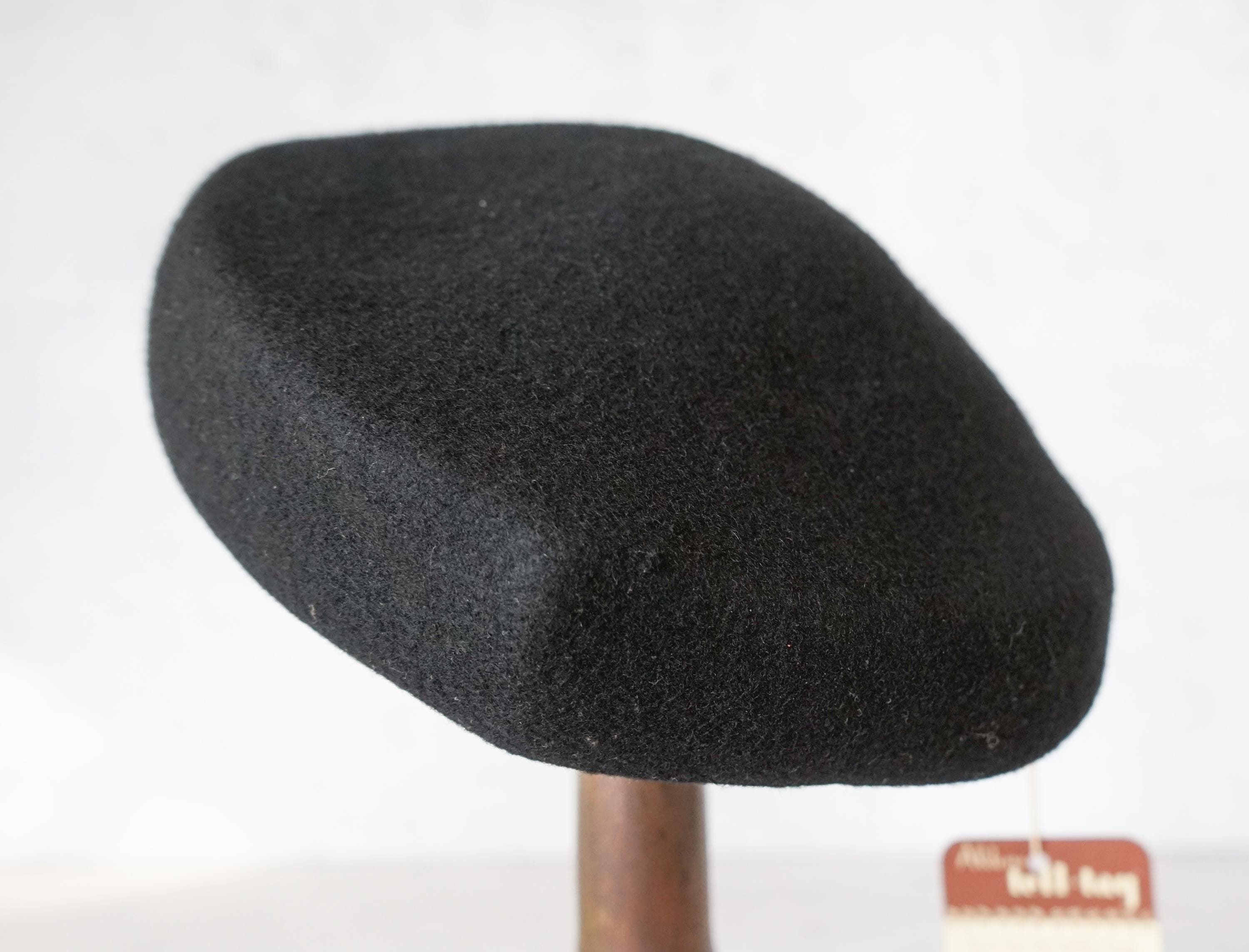 Vintage Talbots Black Wool Beret Preppy Academia Bohemian Indie Vintage Art. 501 Betmar 100% Wool French | Mercari main image 2
