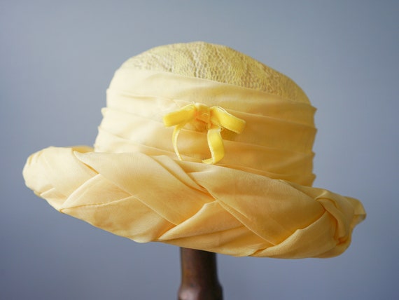 Vintage Breton Hat, Women Bowler Hat, 1950s-60s H… - image 5