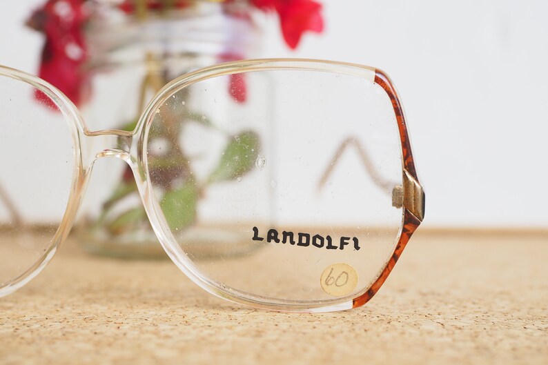 Vintage Eyeglasses 1970s Frames Made in Hong Kong by Landolfi Etsy