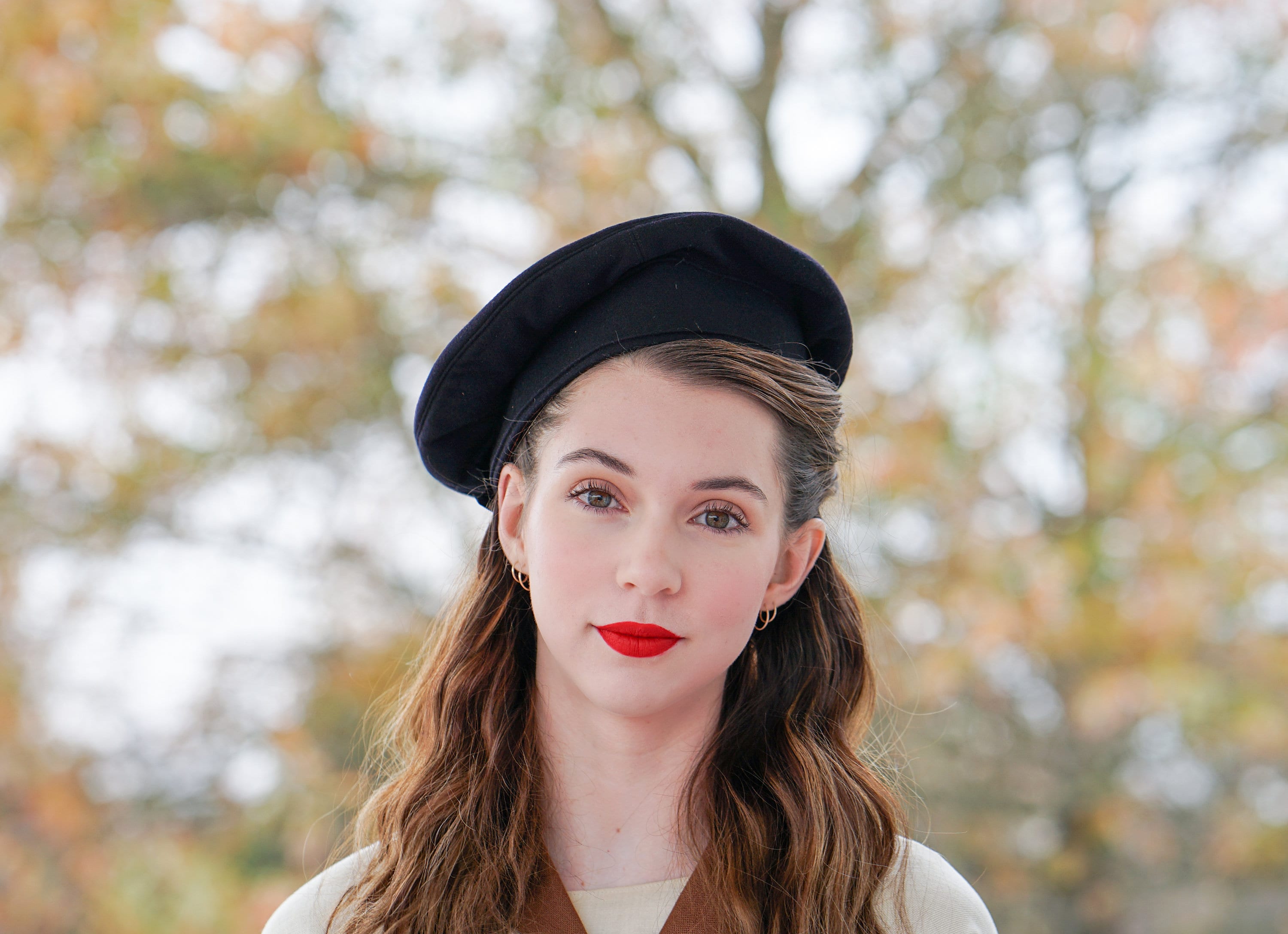 Vintage Felt Berets (2) Lawliet Womens Vintage Style Wool Felt Beret Derby Solid Hat  main image 3