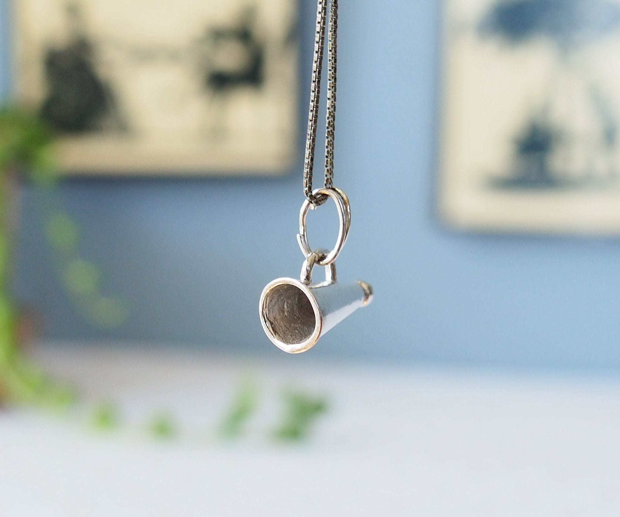 Cheer Collana Cheerleader In Argento 925 Con Ciondolo Cuore - Regalo Per Ragazze E Donne