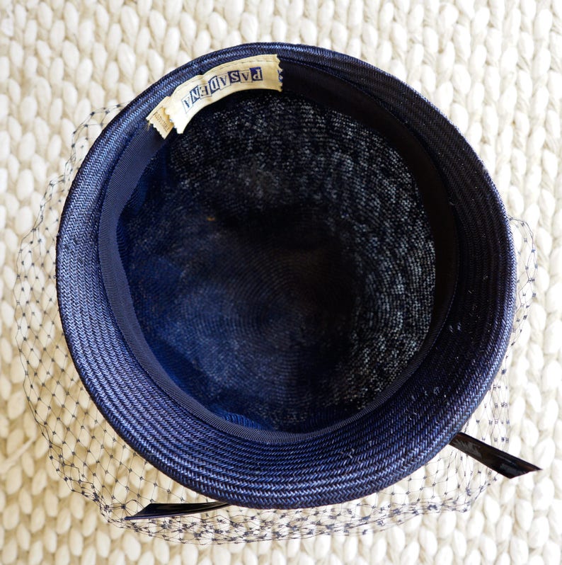 Vintage Straw Pillbox Hat, Vintage Hat, Womens Hat, Vintage Straw Hat, 1950s Millinery, Vintage Pillbox, Pillbox Hat, Bucket Hat, Jackie O image 10