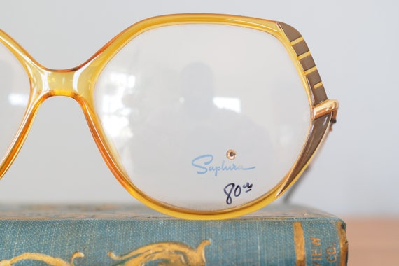 Vintage eyeglasses 1970's Frames/eyeglass/hipster… - image 6