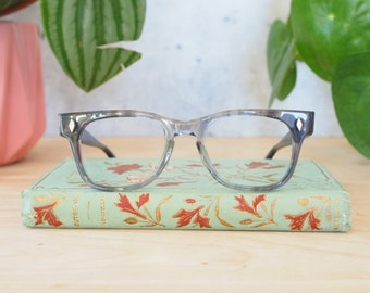 Vintage Eyeglasses 1960's By Foremost Optical New Old Stock Multicolor tone Arnell Style G-men Made In USA