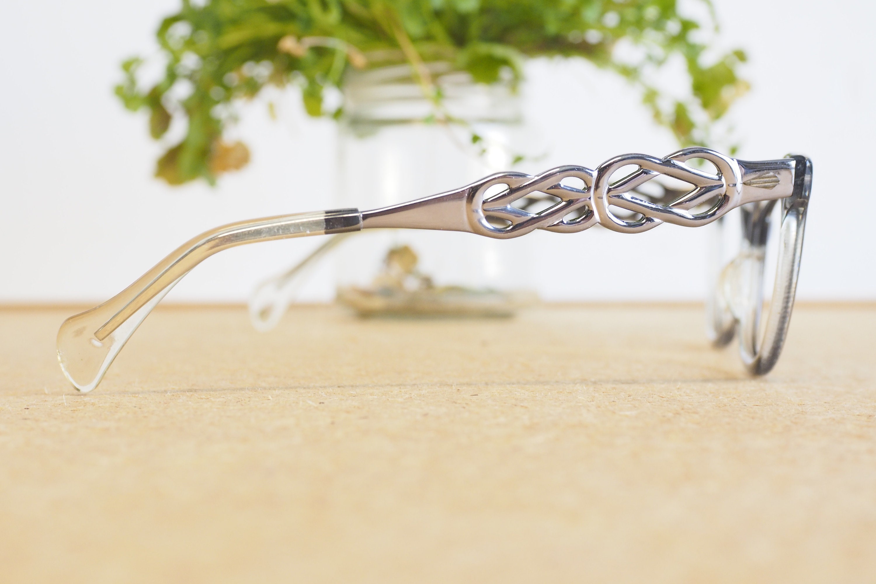 Vintage Eyeglasses Cateye 1960's Cat Eyes Frames Made in USA