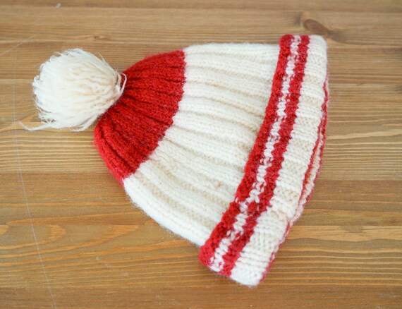 Vintage Winter Knit Beanie Hat, Vintage Hat, 1950s-60s Hat Vintage Winter Knit Beanie Hat, Vintage Hat, 1950s-60s Hat