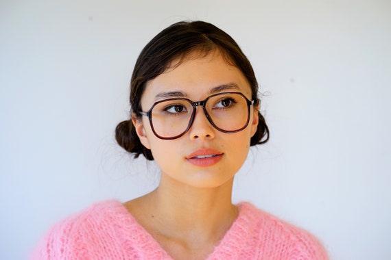 Teenager mounth glasses vintage