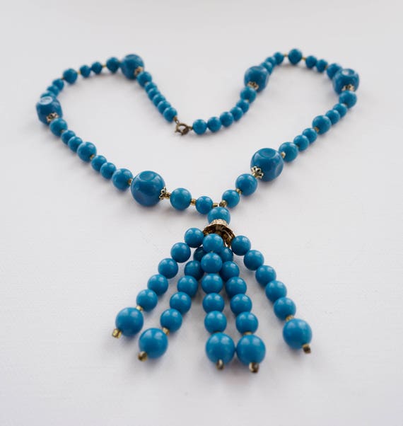 Vintage Plastic Bead Jewelry Set, Demi Parure, Vi… - image 3