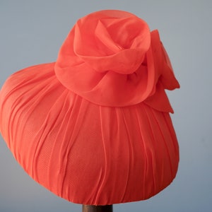 Vintage Blumen Pixie Hut, Pillbox Hut, 1950er-60er Jahre Hut, Vintage Hut, Teeparty Hut, Cocktail Hut, Frühling Sommer Hut, Hut Frauen Hut, Retro Hut Bild 7