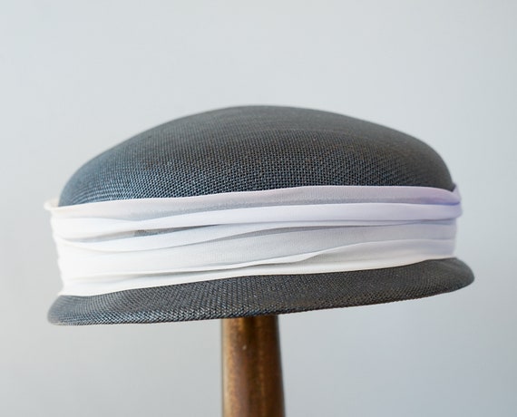 Vintage Half Hat, Vintage Cap Hat, 1950s Hat, Vin… - image 6