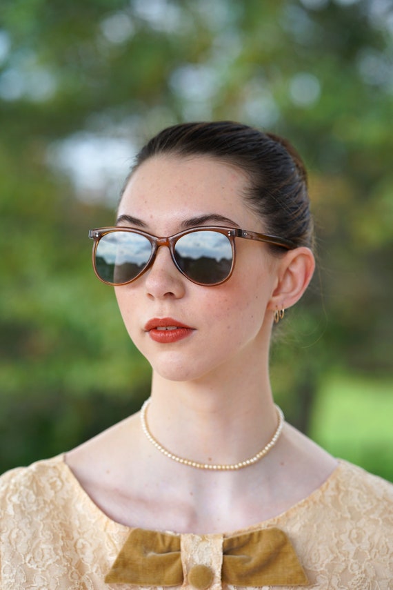 Vintage Sunglasses 1960s French Made Sunglass Lig… - image 1