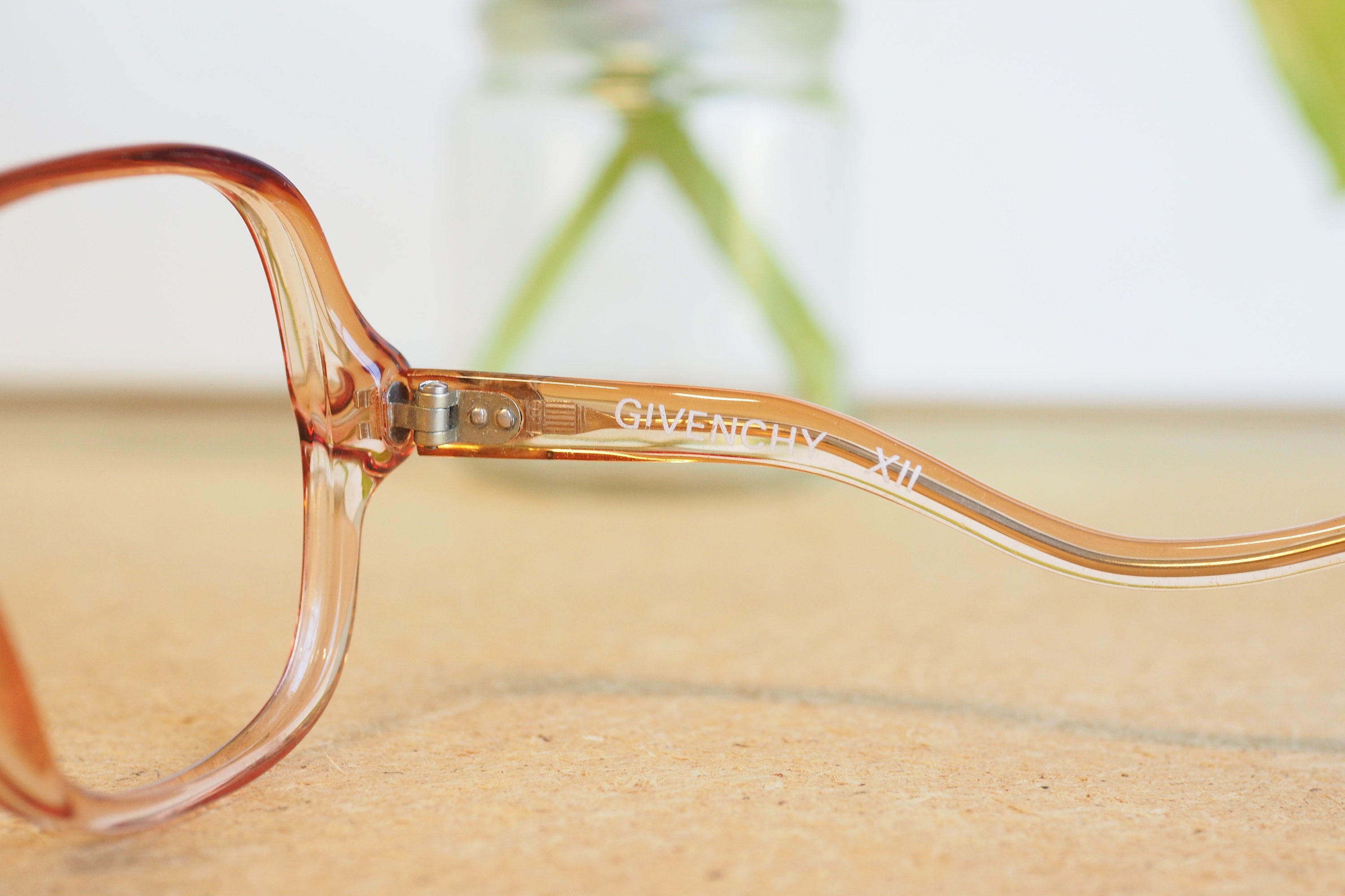 Givenchy Frame France Oversized Vintage Eyeglass Frames Neve Worn Vintage Eyeglasses 1970s by Givenchy New Old Stock  main image 2