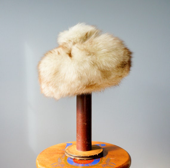 Vintage Fur Beret Hat, Vintage Tam Hat, 1950s-60s… - image 5