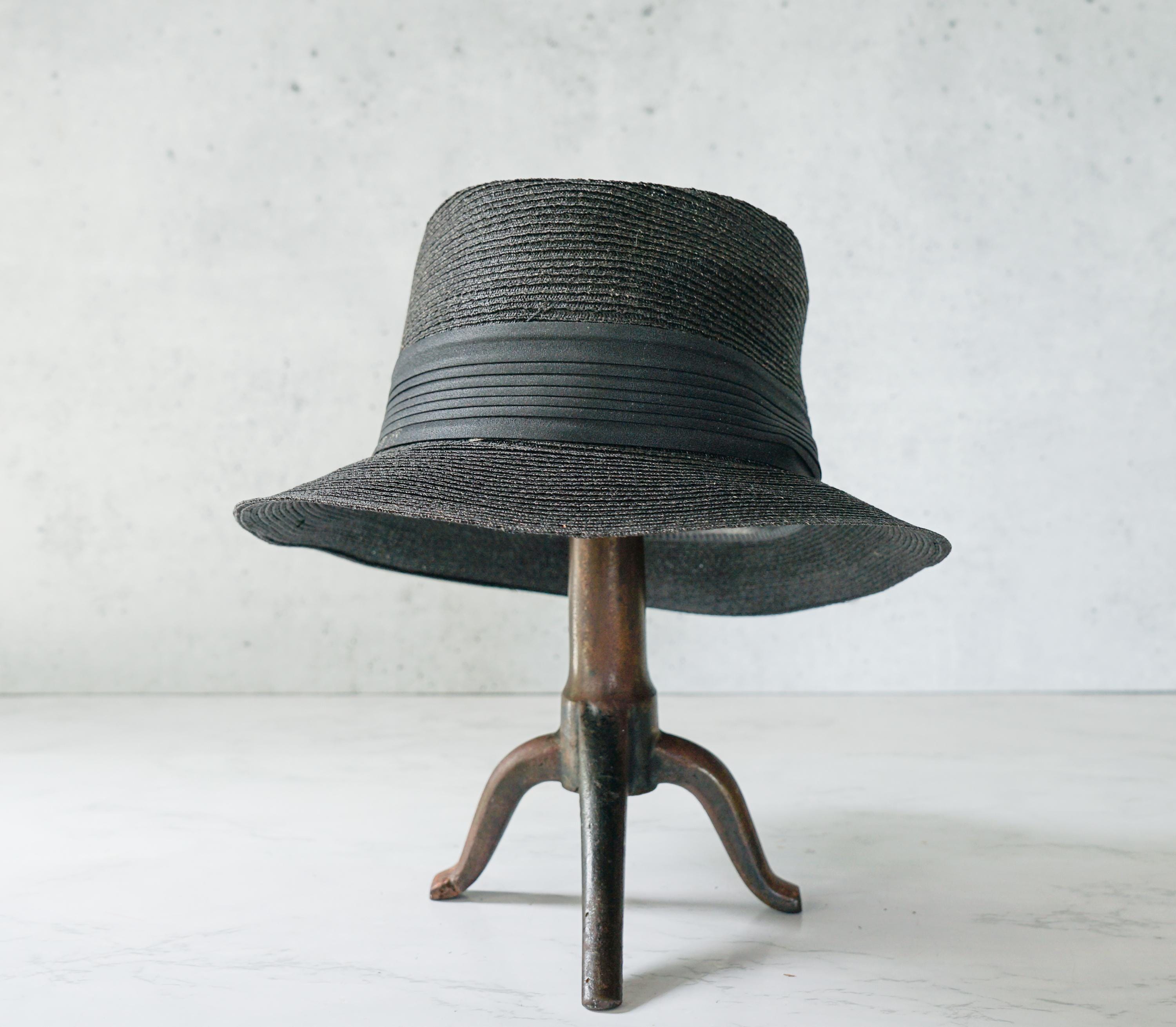 Vintage Dobbs Verona Straw Pork Pie Fedora Hat, 1970s Hat  display picture 3