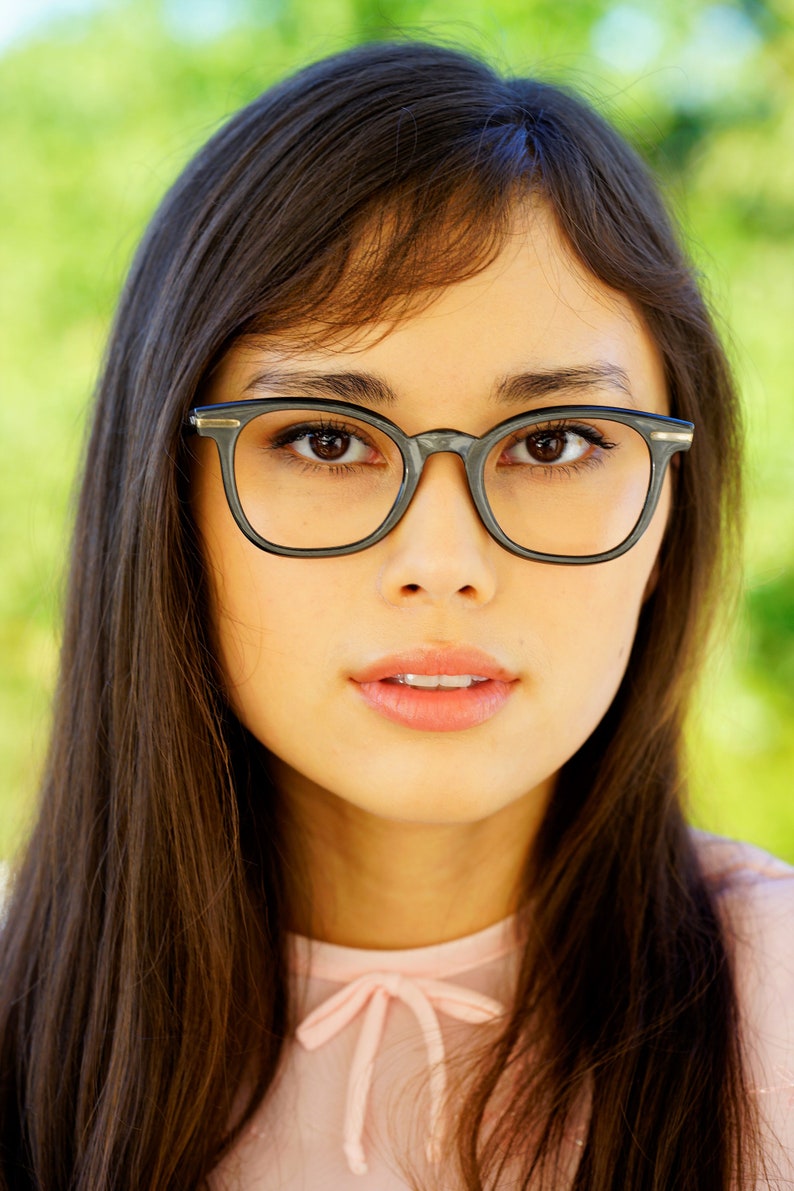 Vintage Victory Optical Eyeglasses 1950s glassesFrames EyeglassesHipsterArnel styleGeek Grey Tone New Old Stock