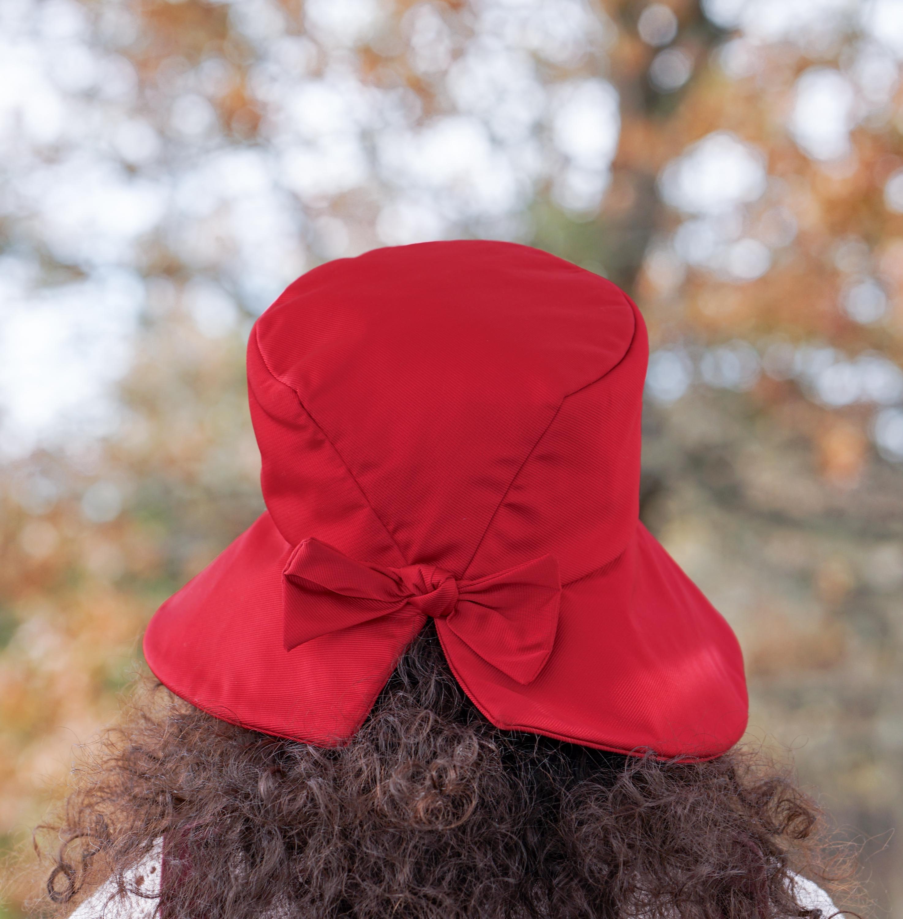 Vintage Red Felt Cloche Hat – 1960s–70s Mod Bucket Style Cloche 1970s Vintage Hats for Women for sale | eBay main image 3