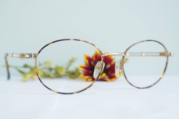 Vintage Eyeglass 1990's Oval shape Frames New Old… - image 6