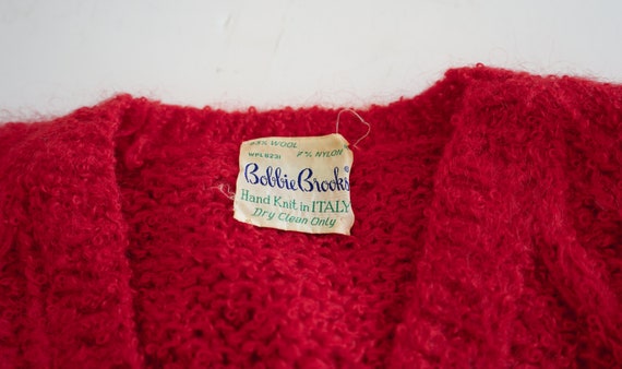Vintage 1950s Italy Bobbie Brooks Sweater Women S… - image 9