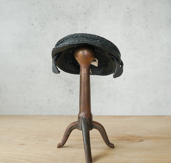 Vintage Straw Half Hat, Vintage Hat, 1950s Hat, W… - image 9